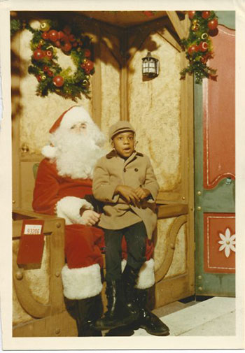 Brian Copeland and Santa